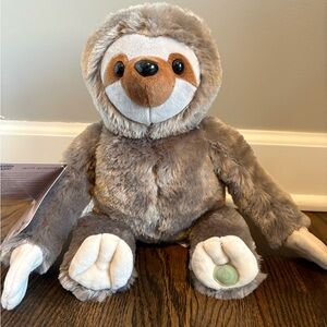 Health Touch Plush Sloth Huggable Massager 14 inch NEW